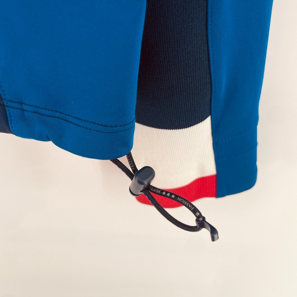 Greyson Sequoia Full Zip Jacket Blue S Logo Tennis Golf Retro Colorblock Preppy - Picture 8 of 14